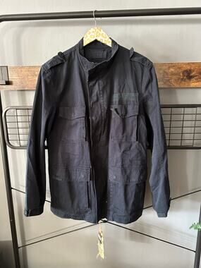 White Owl Men's Navy Shacket | Size Small